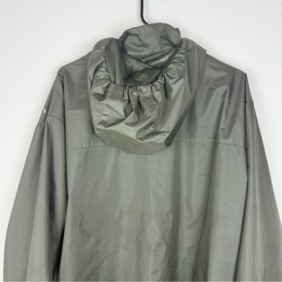 Kanga Cay Men’s XL Gray Hooded Windbreaker Jacket Vent Zipper - Picture 6 of 16
